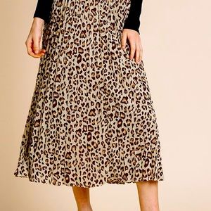 Umbee Skirt Leopard Print Sz S